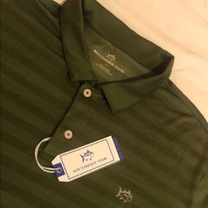 SOUTHERN TIDE T3 Short Sleeve Polo Striped Shirt